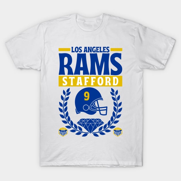 Los Angeles Rams Stafford 9 Edition 2 T-Shirt by Astronaut.co